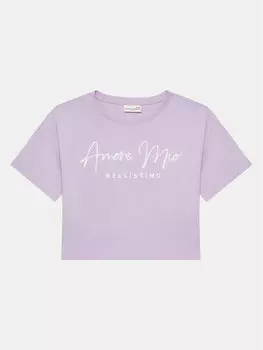 Футболка свободного кроя Coccodrillo, фиолетовый