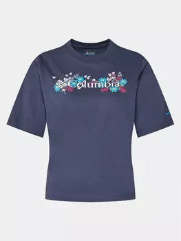 Футболка свободного кроя Columbia, синий