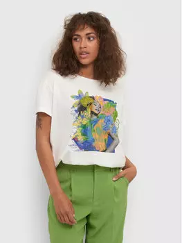 Футболка свободного кроя Cream, белый