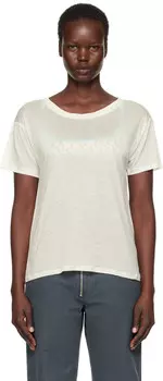 Футболка свободного кроя цвета «Off-White» Baserange