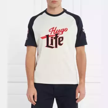 Футболка свободного кроя dilife Hugo, бежевый