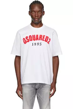 Футболка свободного кроя Dsquared2, белый