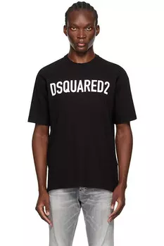 Футболка свободного кроя Dsquared2, черный