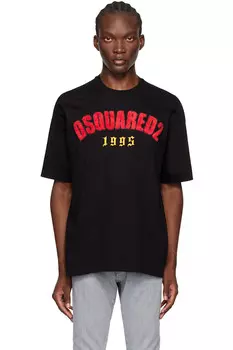 Футболка свободного кроя Dsquared2, черный
