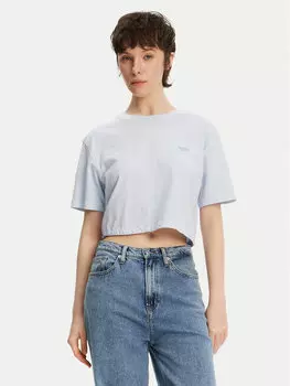 Футболка свободного кроя DW0DW20324 Tommy Jeans, голубой