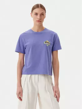 Футболка свободного кроя EQWZT03181 Quiksilver, фиолетовый
