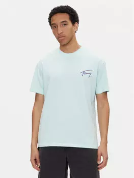 Футболка свободного кроя Faded Graphic DM0DM20768 Tommy Jeans, зеленый