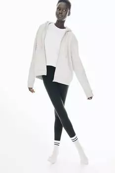 Футболка свободного кроя H&M, белый