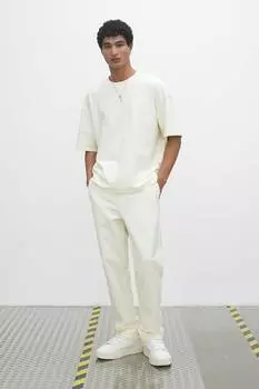 Футболка свободного кроя H&M, бежевый