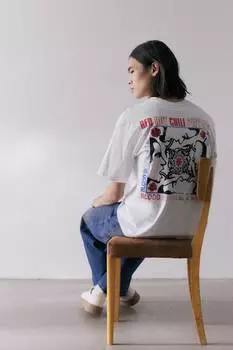 Футболка свободного кроя H&M, мультиколор