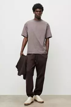 Футболка свободного кроя H&M, серый