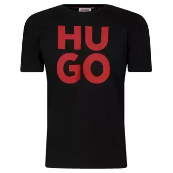 Футболка свободного кроя Hugo, черный