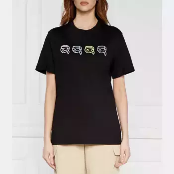Футболка свободного кроя ikonik 2.0 Karl Lagerfeld, черный