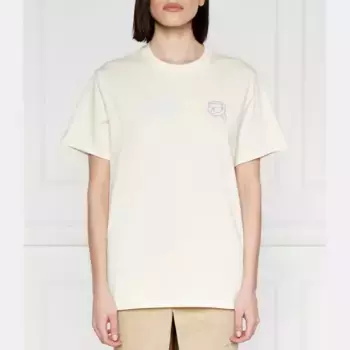 Футболка свободного кроя ikonik 2.0 Karl Lagerfeld, экрю