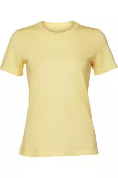 Футболка свободного кроя из джерси Bella + Canvas для женщин и женщин, цвет natural