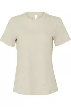 Футболка свободного кроя из джерси Bella + Canvas для женщин и женщин, цвет french vanilla