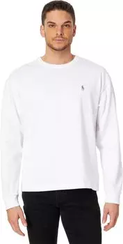 Футболка свободного кроя из джерси Big Pony Polo Ralph Lauren, белый