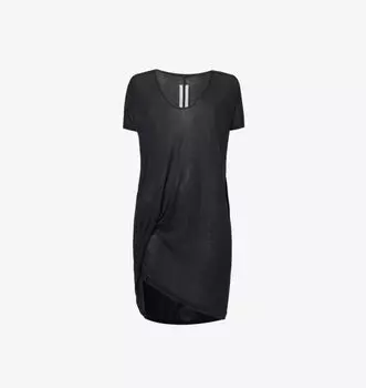 Футболка свободного кроя из джерси Hiked с центральным швом Rick Owens, черный
