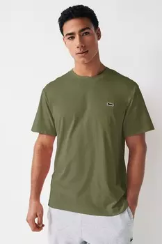 Футболка свободного кроя из джерси Lacoste, зеленый