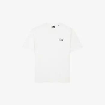 Футболка свободного кроя из хлопка с логотипом. The Kooples, экрю