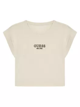 Футболка свободного кроя J4BI34 J1314 Guess, бежевый