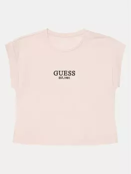 Футболка свободного кроя J4BI34 J1314 Guess, розовый