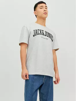 Футболка свободного кроя Jack&Jones, серый