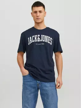 Футболка свободного кроя Jack&Jones, синий