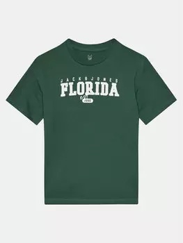 Футболка свободного кроя Jack&Jones, зеленый