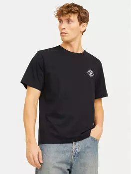 Футболка свободного кроя Jackie 12271366 Jack&Jones, черный