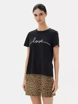 Футболка свободного кроя Kami 10332587 Vero Moda, черный