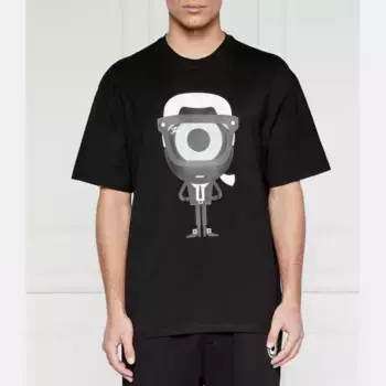 Футболка свободного кроя Karl Lagerfeld, черный