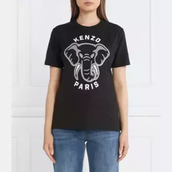 Футболка свободного кроя Kenzo, черный