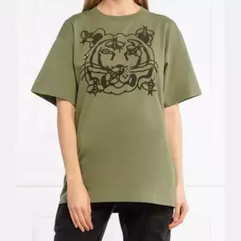 Футболка свободного кроя Kenzo, хаки