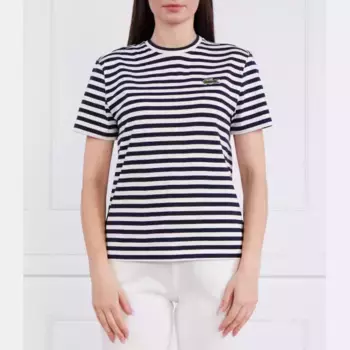 Футболка свободного кроя Lacoste, белый