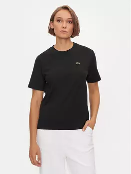 Футболка свободного кроя Lacoste, черный
