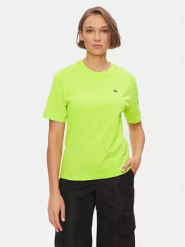 Футболка свободного кроя Lacoste, желтый