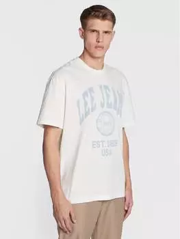 Футболка свободного кроя Lee, экрю