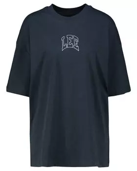 Футболка свободного кроя Lee, серый