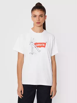 Футболка свободного кроя Levi's, белый