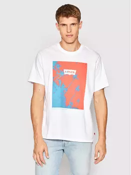 Футболка свободного кроя Levi's, белый