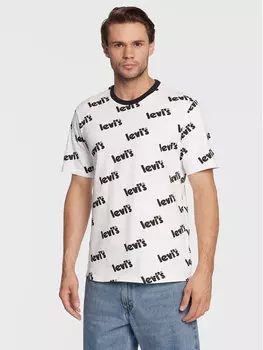 Футболка свободного кроя Levi's, белый