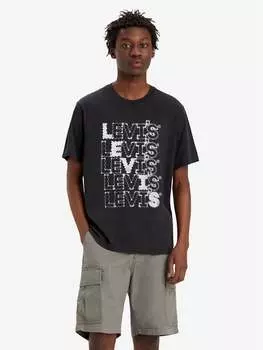 Футболка свободного кроя Levi's, черный