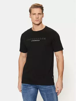 Футболка свободного кроя Lindbergh, черный