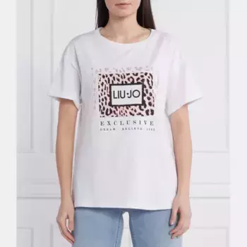 Футболка свободного кроя Liu Jo, белый