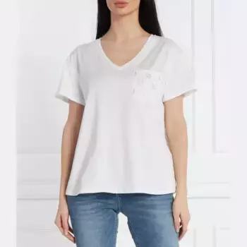 Футболка свободного кроя Liu Jo, белый