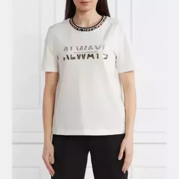 Футболка свободного кроя Marc Cain, белый