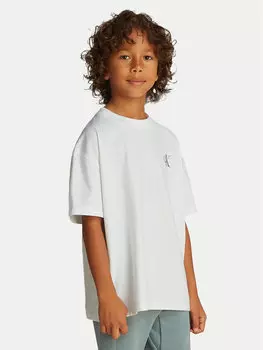 Футболка свободного кроя Miami IB0IB02449 Calvin Klein Jeans, белый