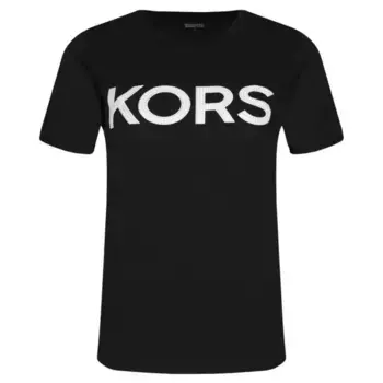 Футболка свободного кроя Michael Kors, черный