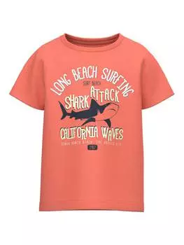 Футболка свободного кроя Name It, оранжевый